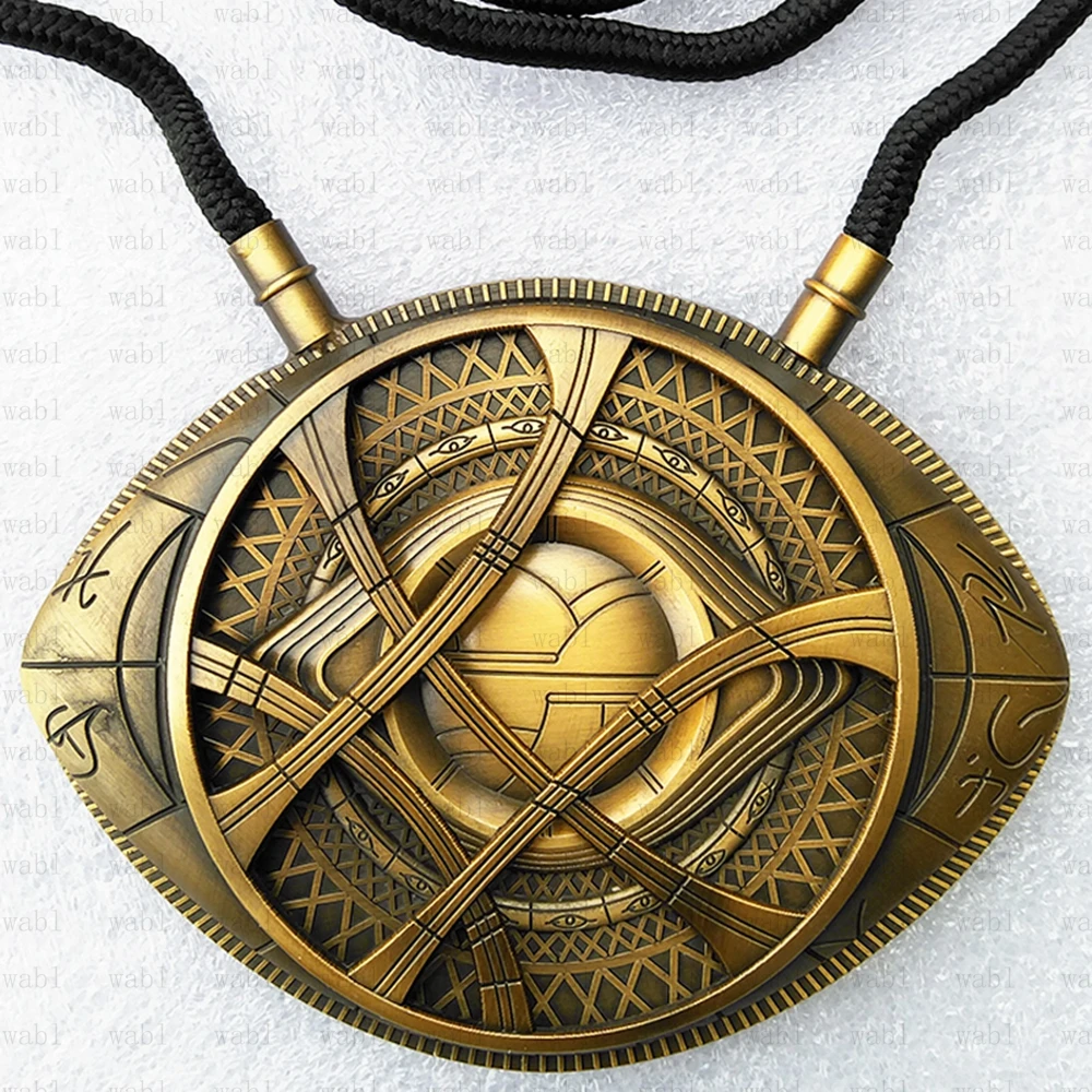 1:1 высокое качество Doctor Strange ожерелье агамотто амулет Античная бронзовая