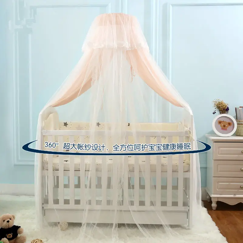 Тип двери для кровать с москитной сеткой двойной Слои Детские противомоскитные