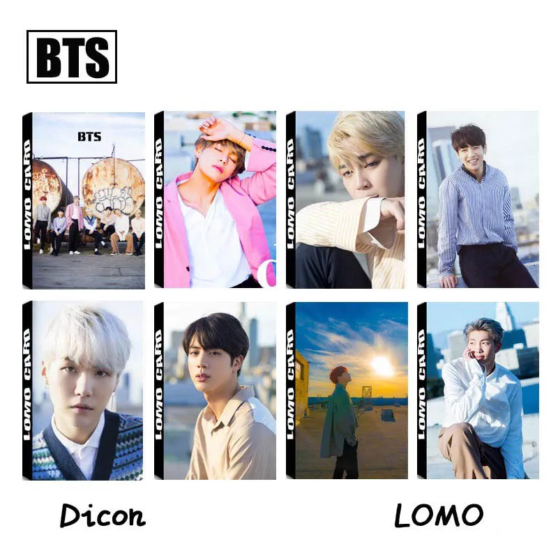 Оппа магазин новая BTS bangtan мальчики новый Dicon фото карты же пункт самодельный ЛОМО