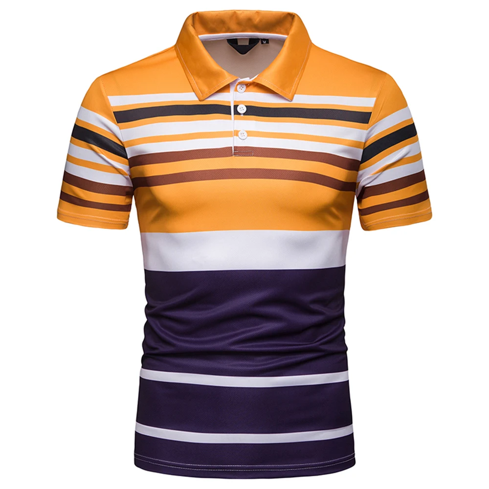Лидер продаж 2019 летние топы мужские рубашки-поло полосатая рубашка-поло с
