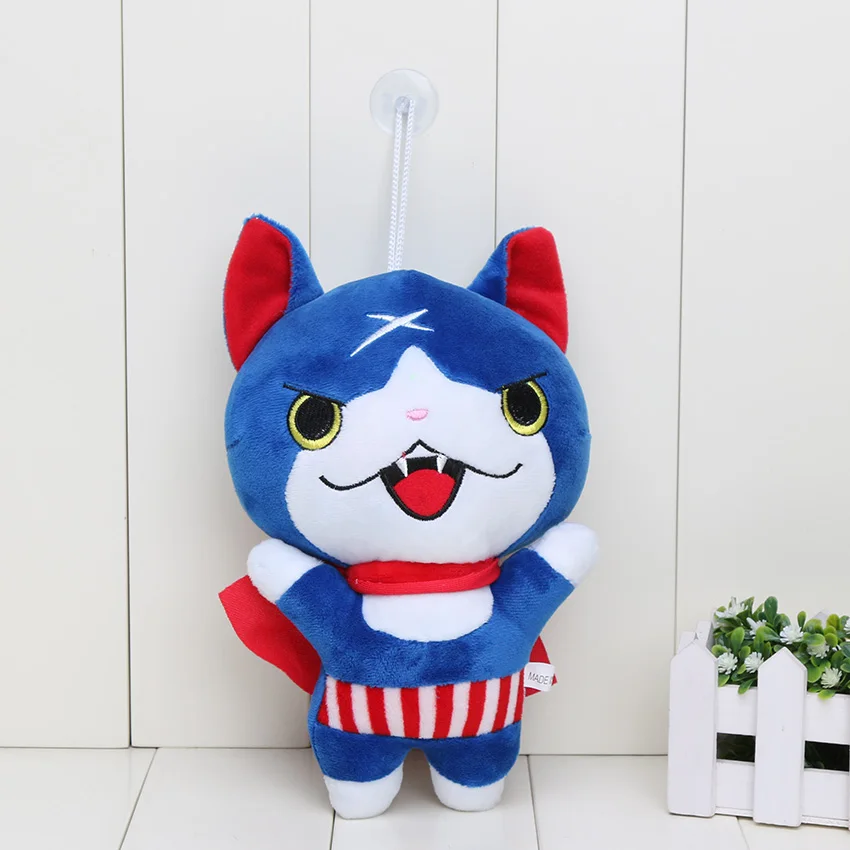 20 см Kawaii часы Youkai Jibanyan Komasan Бесшумная плюшевая игрушка Йо Кай кай мягкие Животные