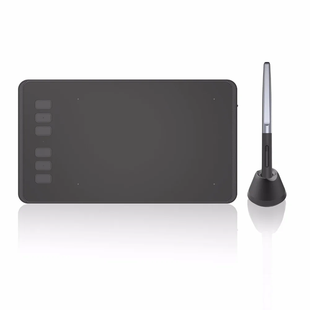 HUION H640P 6x4 дюймов сверхлегкие цифровые планшеты графический Рисунок ручка планшет для OSU игры с батареей