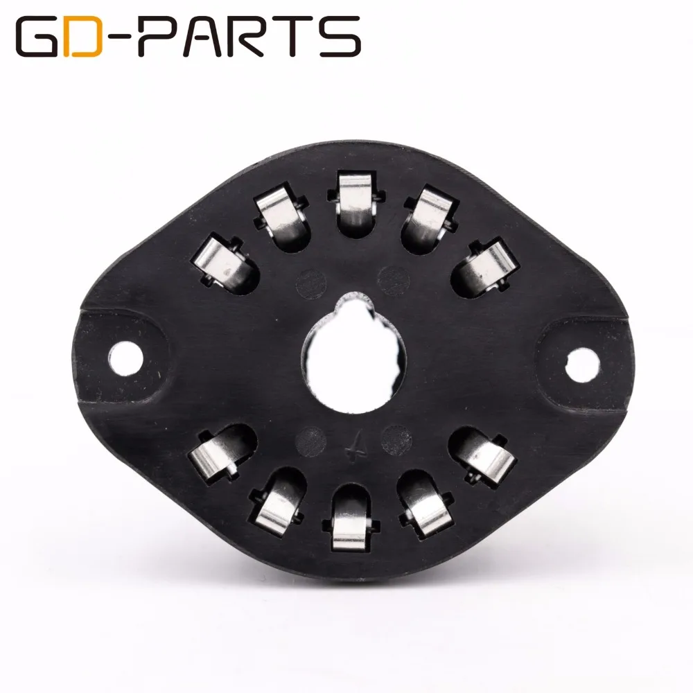 10 контактный бакелитовый гнезда вакуумных трубок для усилителя EL156 EZ150 AZ11 AZ12 EF12 EF14