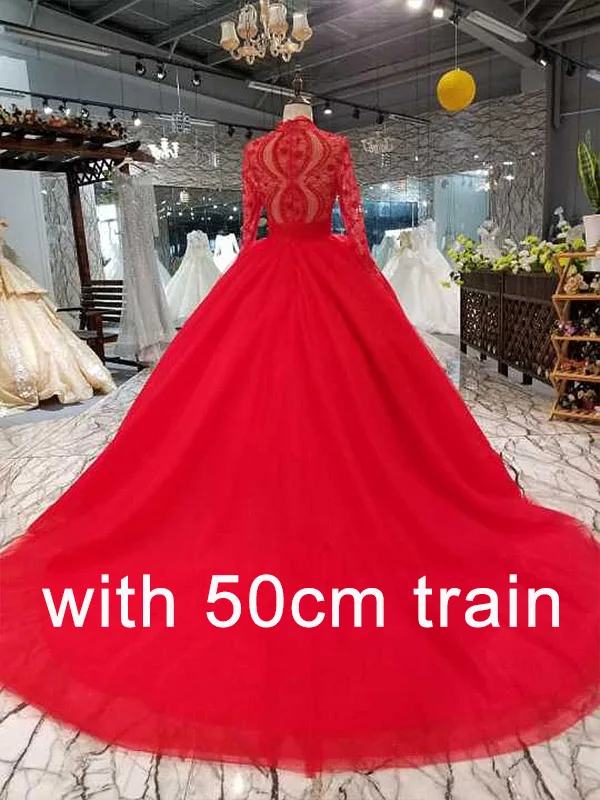 with 50cm train LSS028 простой кружевной темно-синий вечернее платье с бисером с длинным рукавом застежка-молния назад последнее вечернее платье для матерей невест - Цвет: with 50cm train