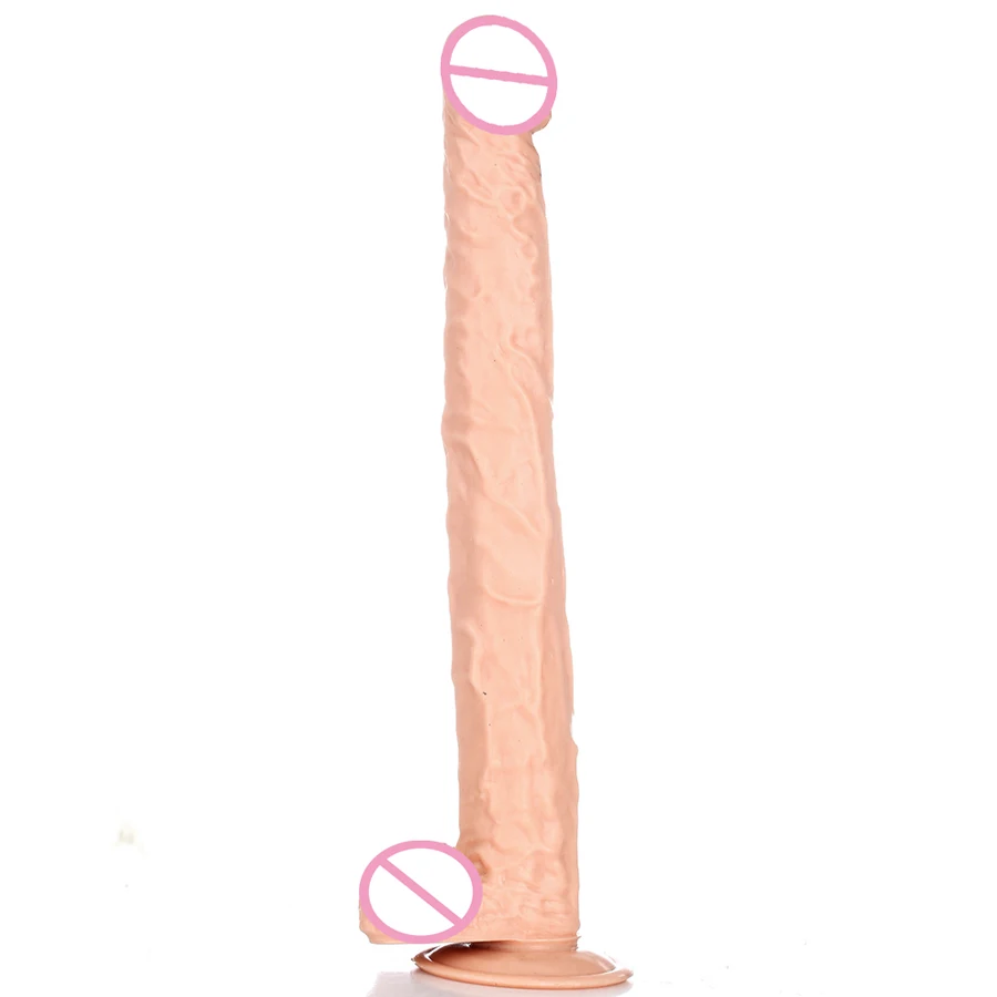 39cm Super Long Realistic Dildo With Suction Cup Artificial Penis Dick Big Black Dildos For Women Adult Sex Toys Woman |