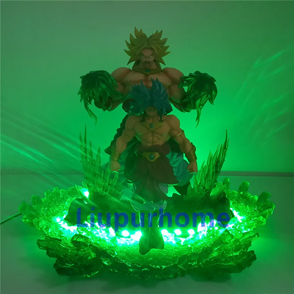 Dragon Ball Z Broli Saiyan Evolution светодиодный ночной Светильник фигурки аниме Dragon Ball Super Broli Movie Goku модель игрушки фигурка DBZ
