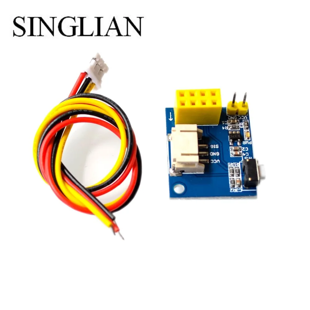 Новый 1 шт. ESP8266 ESP 01 RGB светодиодный модуль контроллера для Arduino IDE WS2812 световое