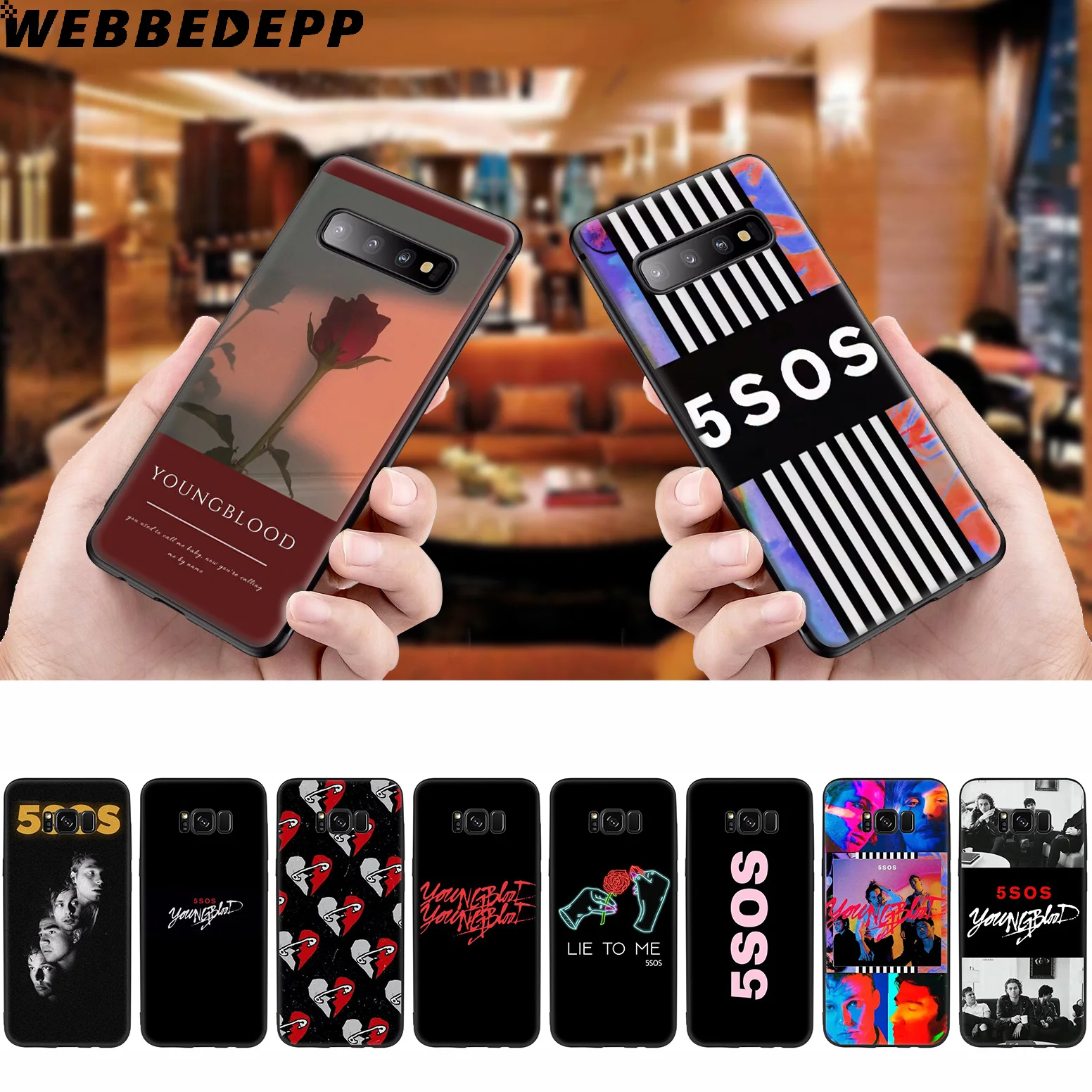5 секунд лета 5SOS мягкий чехол для Samsung Galaxy S10 S10e S9 S8 Plus S7 S6 Edge &amp J6 2018 Note 10 9 8 |