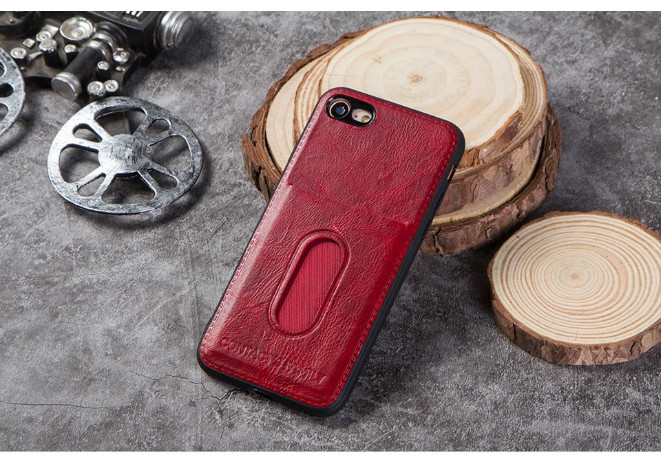Роскошный кожаный флип-чехол Crazy Horse для iPhone 7 8 держатель для карт чехол Coque Fundas для iPhone 7 8 карман на молнии для монет Чехол для телефона