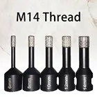 Сухой вакуумный паяный сердечник сверла керамическая плитка отверстие пила гранит мрамор Сверла M14 резьба профессиональное высокое качество