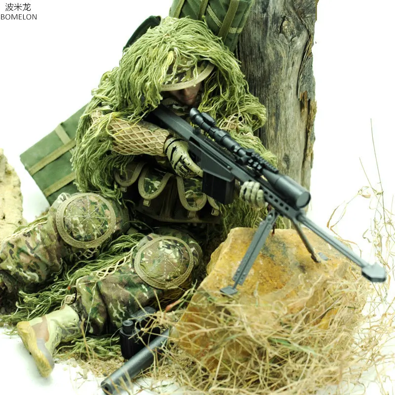 1/6 масштаб снайперские Фигурки Игрушка Солдат модели набор армейский человек