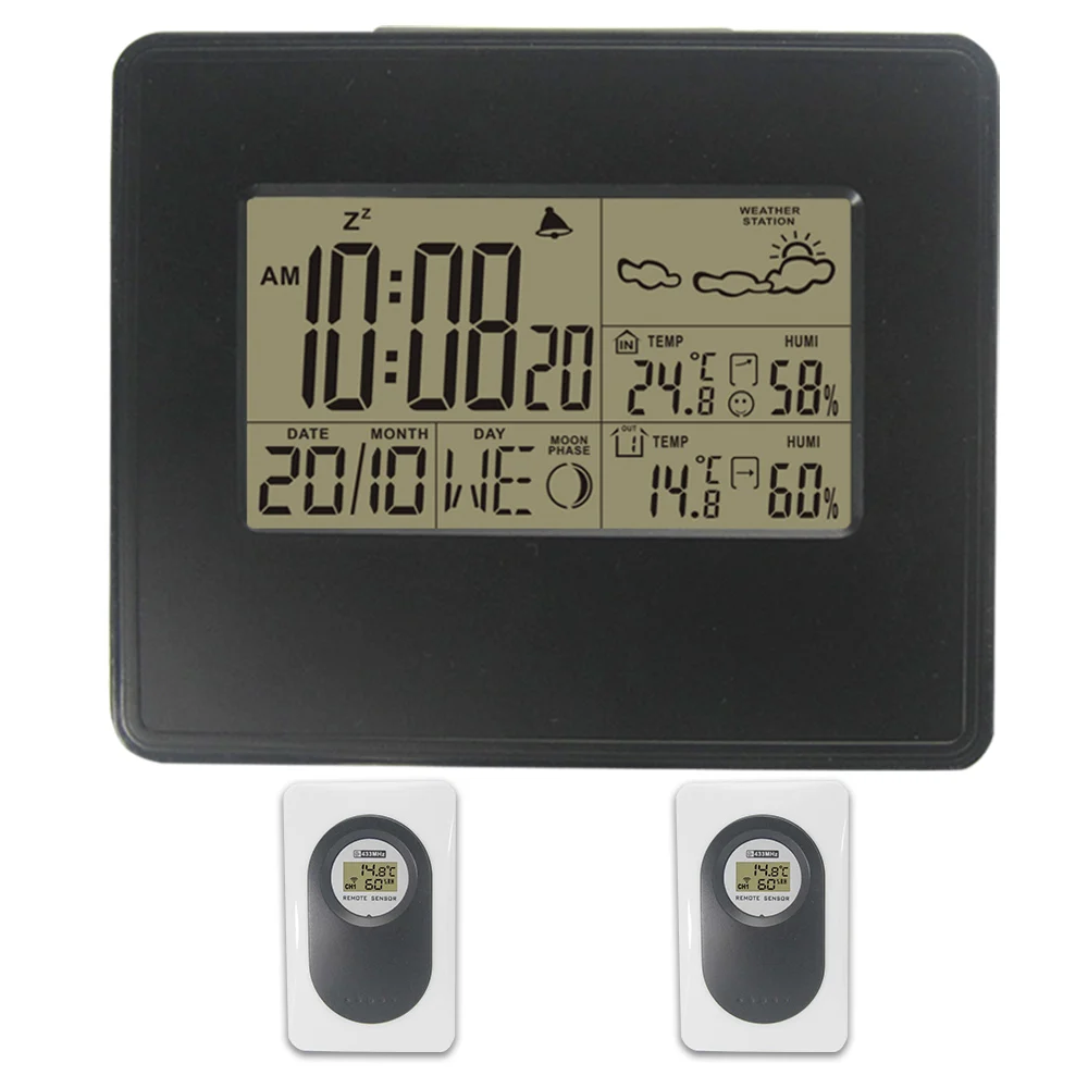 Новый DYKIE RF RCC Беспроводная метеостанция цифровой Погодный протектор