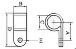 Нейлоновый кабельный зажим 8 4 мм 5/16 дюйма 100 шт. белый и черный автомобильный