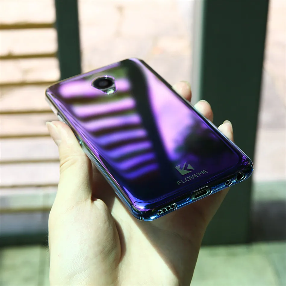 FLOVEME градиентный чехол для телефона s для Meizu m5 m5s u10, Роскошный Жесткий чехол-бампер для Meizu m5 u10, модная задняя крышка для мобильного телефона, чехол