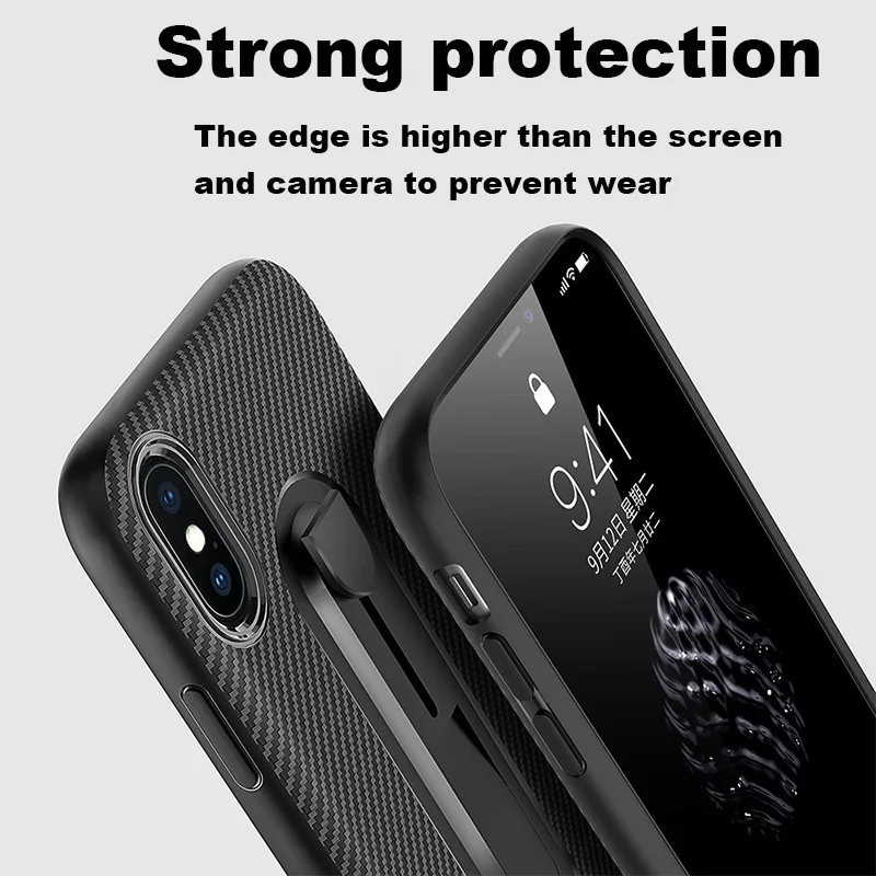 Роскошный мягкий чехол для телефона из ТПУ с текстурой iPhone 7 8 Plus X XS MAX XR