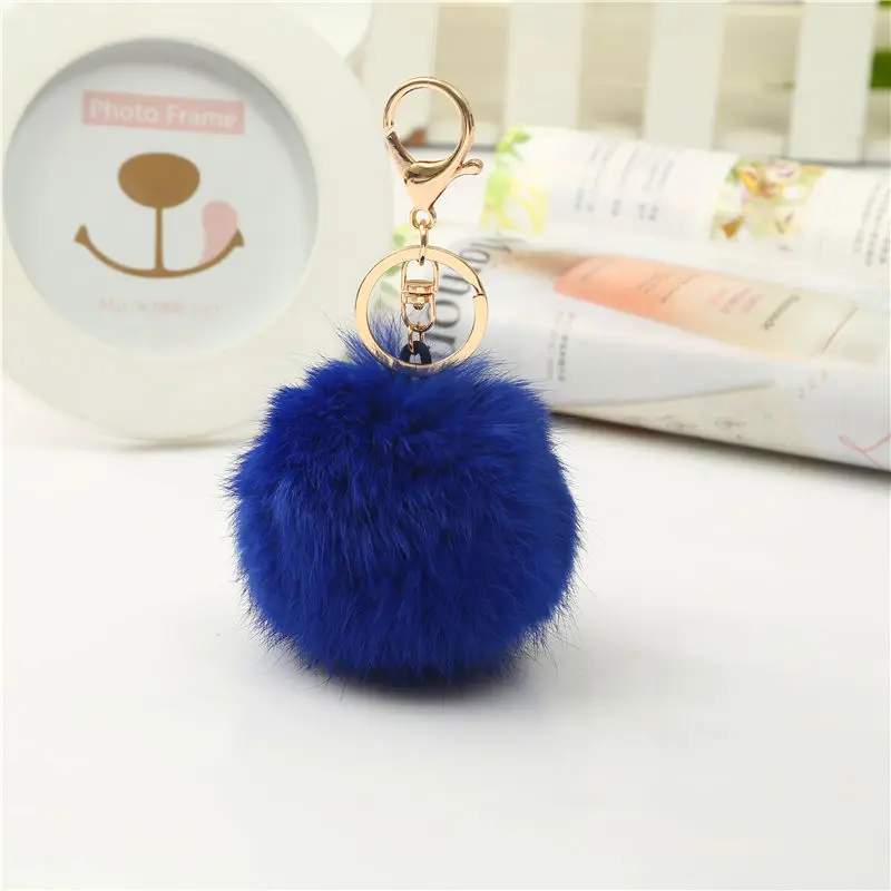 Брелок для ключей из искусственного кроличьего меха 8/10 см|bag pendant|rabbit fur key chainfur chain