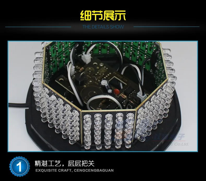 Круглый 240LED Магнитная Свет Автомобиль маяк на крыше аварийного опасности Strobe Light красный желтый синий белый