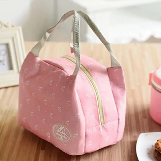 2020 Модная Портативная Изолированная Холщовая Сумка для ланча сумка-тоут пикника