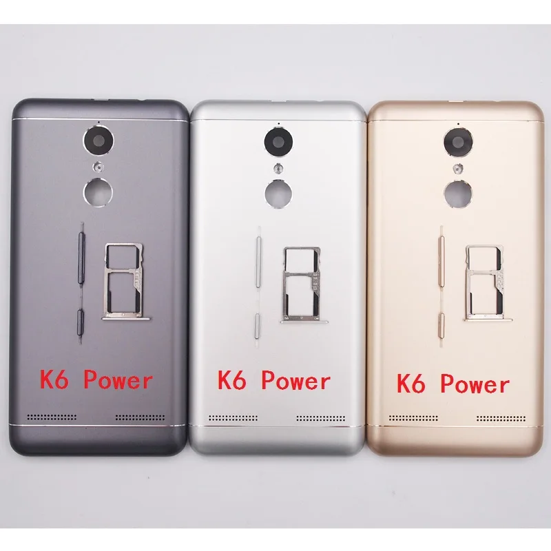 Новая задняя крышка аккумулятора BaanSam для Lenovo K6 Power K33a42 корпус с кнопками питания