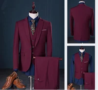 2018 mens suits customize slim fit groom tuxedos grooms men wedding best man suit mens suits 3 pieces jacketpantsvest