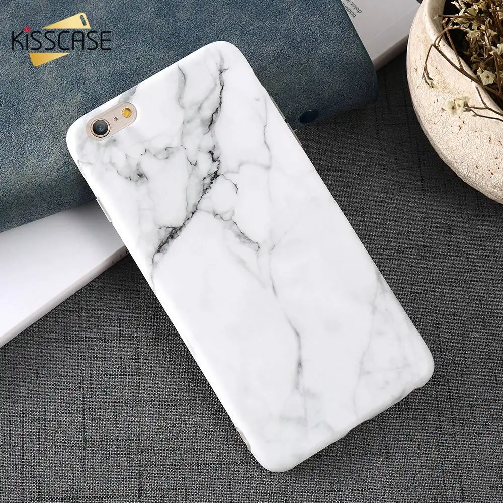 KISSCASE Мрамор чехол на айфон 8 7 6S 6 Plus для iPhone X XS Max XR телефон чехлы 6s 5S SE Мягкий