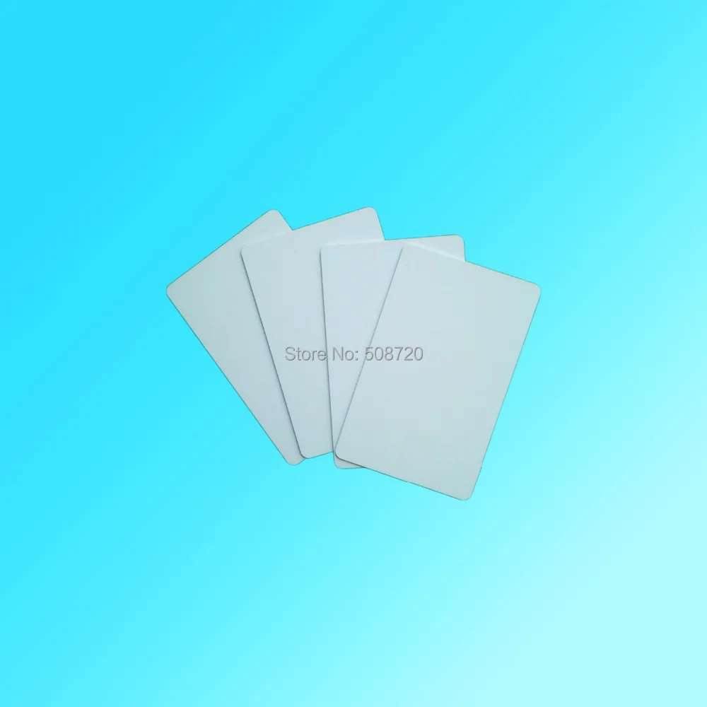 Plastic blank white credit card size 13.56mhz universal ntag203 RFID NFC Card compatible with all nfc phone/device