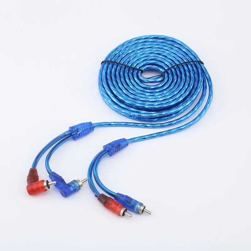 RCA Phono Y сплиттер свинцовый адаптер кабель коннектор автомобильный аудио 5 м