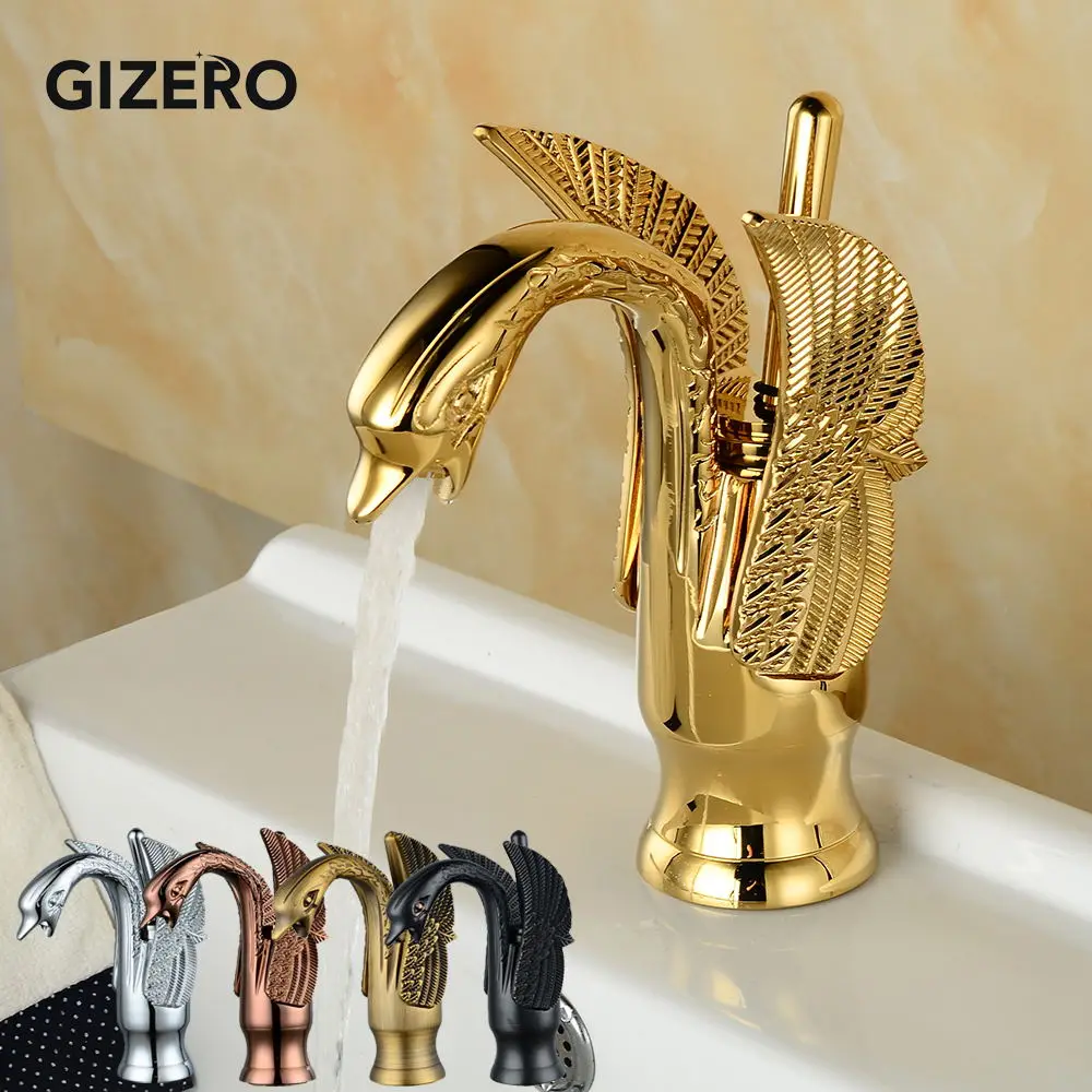 Смеситель Golden Swan ZR475 роскошный кран для ванной комнаты резьба в европейском стиле