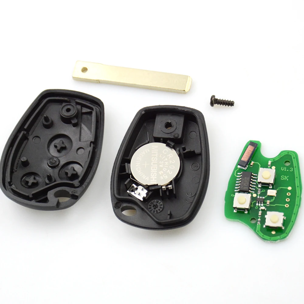 OkeyTech 433 МГц ID46 PCF7947 чип с 3 кнопками для Renault /Kangoo II /Clio III Автоматическая сменная