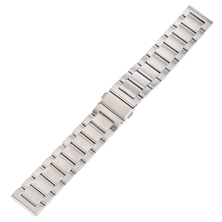 

20mm 22mm Stainless Steel Wrist Watch Men Bracelet Clasp Watches Men Strap for Hours Tool Belt Watch Bands Strap Clasp Gifts