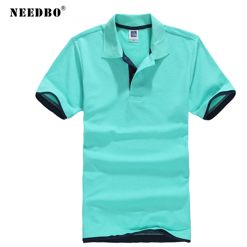 

NEEDBO Polo Shirt Men Cotton Plus Size Slim Shirt High Quality Jerseys Brands Men Polo Shirt Short Sleeve t Summer Polo Homme