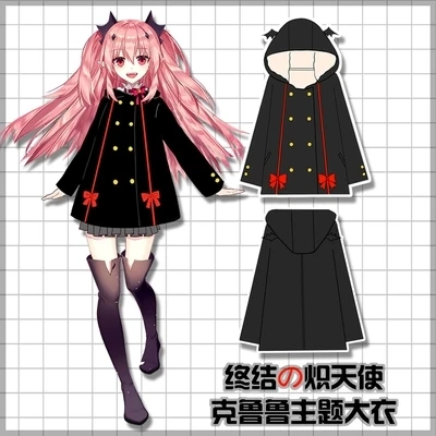 [В наличии] аниме Серафим конца Krul Tepes рисунок маленький Дьявол Косплей Толстовка