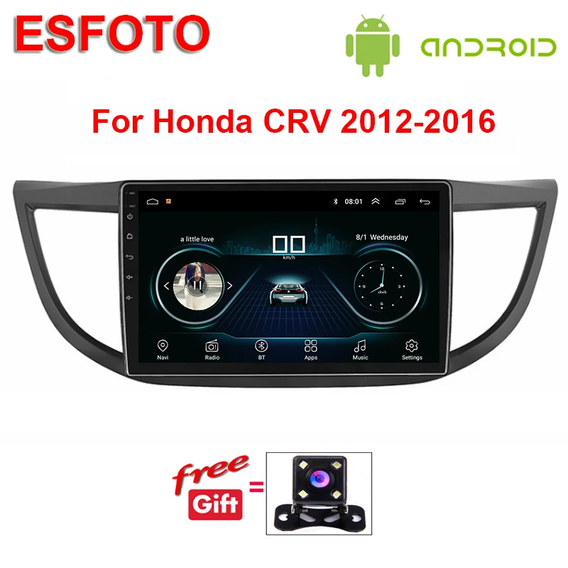 Сенсорный Экран 10 1 &quotАвтомобильный dvd плеер на основе Android для Honda CRV 2012 2015 gps