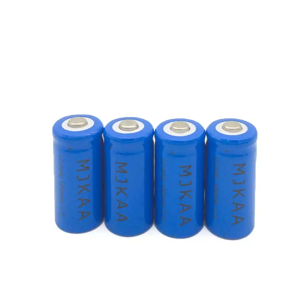 MJKAA 10 шт. 3 7 V 16340 Перезаряжаемые Батарея 1200 мА/ч литий ионный батареи CR123 CR123A для