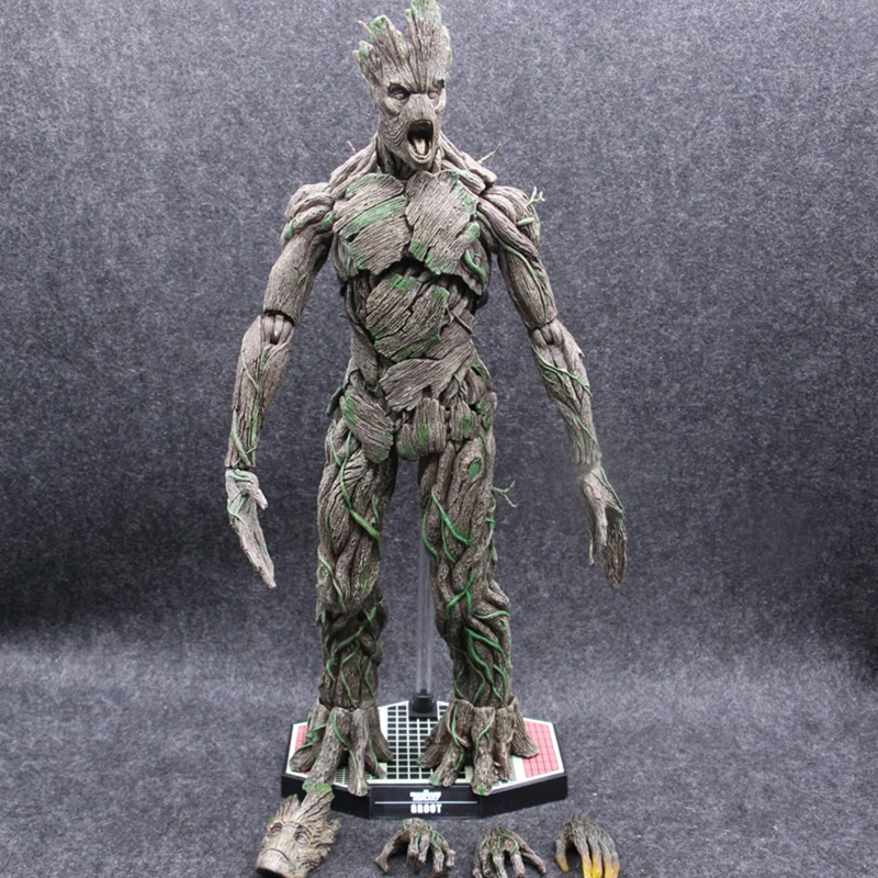 40 см Большой размер Горячая Распродажа игрушки Аниме Marvel Guardians of The Galaxy дерево