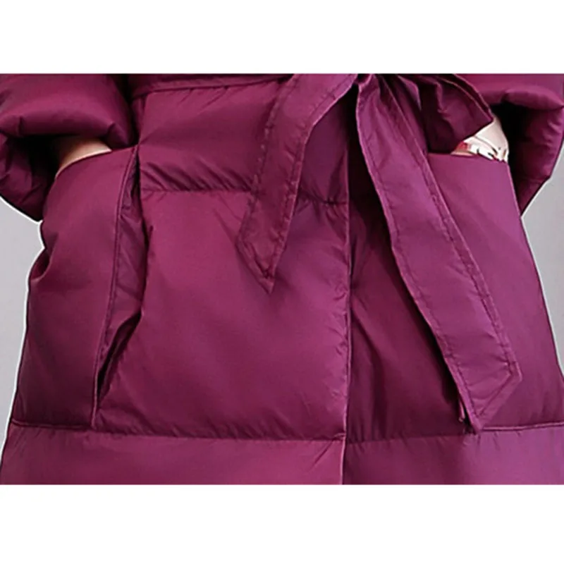 Зимние парки для женщин 2018 простая пуховая хлопковая куртка модное длинное