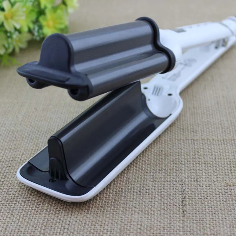 32 мм Глубокая Волна Щипцы для завивки волос керамический тройной баррель бигуди