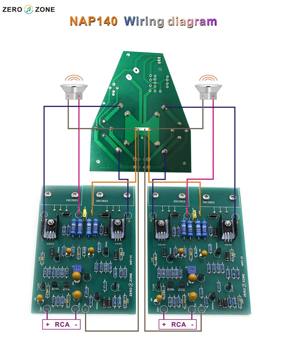 Новая плата усилителя Assembeld (2 канала) Clone NAIM NAP140 | Электроника