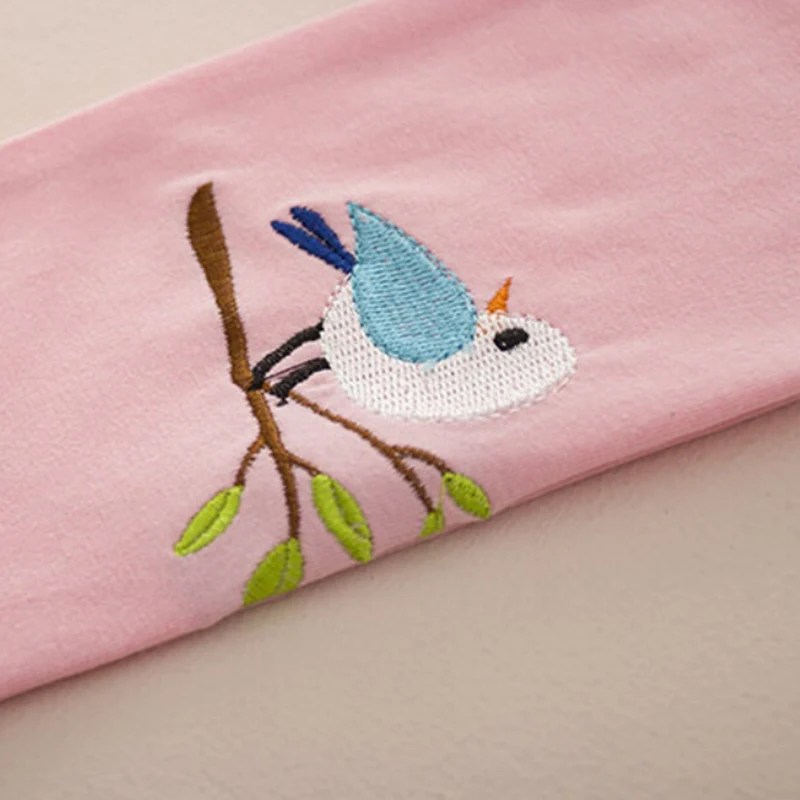 New Toddler Baby Girls Kids Skinny Pants Warm Leggings Girl Bird Pattern Stretchy Trousers Hot | Мать и ребенок