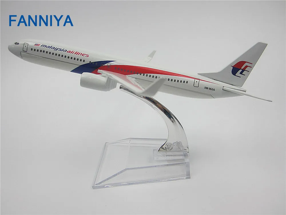 16 см металлическая воздушная Малайзия модель самолета Boeing 737 B737 800 Airways w Стенд