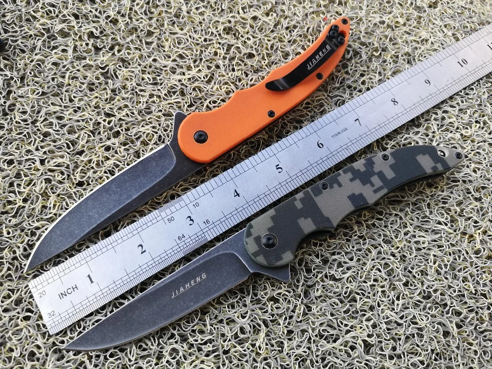 2018 JIAHENG c36 подшипниковая система C81 складной нож D2 лезвие G10 Ручка для выживания на
