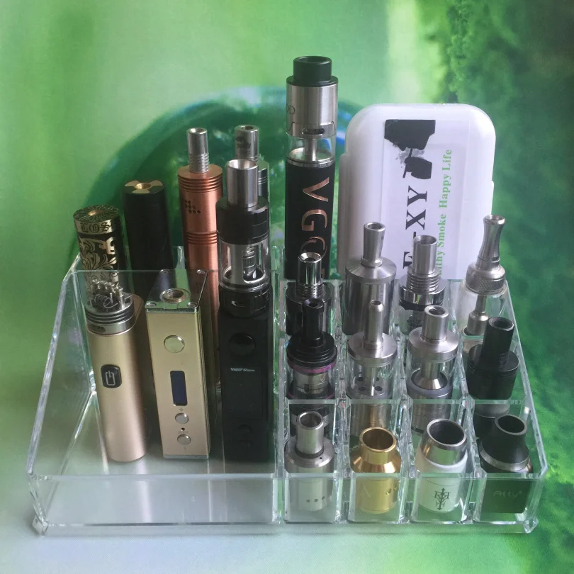 Бокс мод Ego Bottle RDA RBA для вейпа стойка выставок атомайзер батарейка держатель