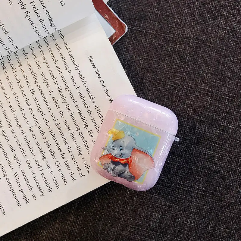 Синий Чехол для наушников с Bluetooth для Airpods 2, милый защитный чехол, мягкий, роскошный, из ТПУ, аксессуары для airpods, чехол с рисунком - Цвет: Синий