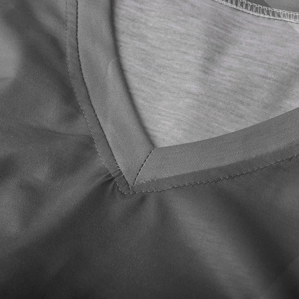 Страус 5XL Женская футболка размера плюс Омбре цвет v-образный вырез Женская хлопковая футболка Топы Рубашки s повседневные градиентные футболки женские топы