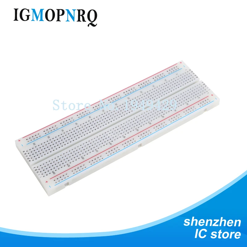 1pcs Breadboard 830 Point Solderless PCB Bread Board MB-102 MB102 Test Develop DIY | Электронные компоненты и