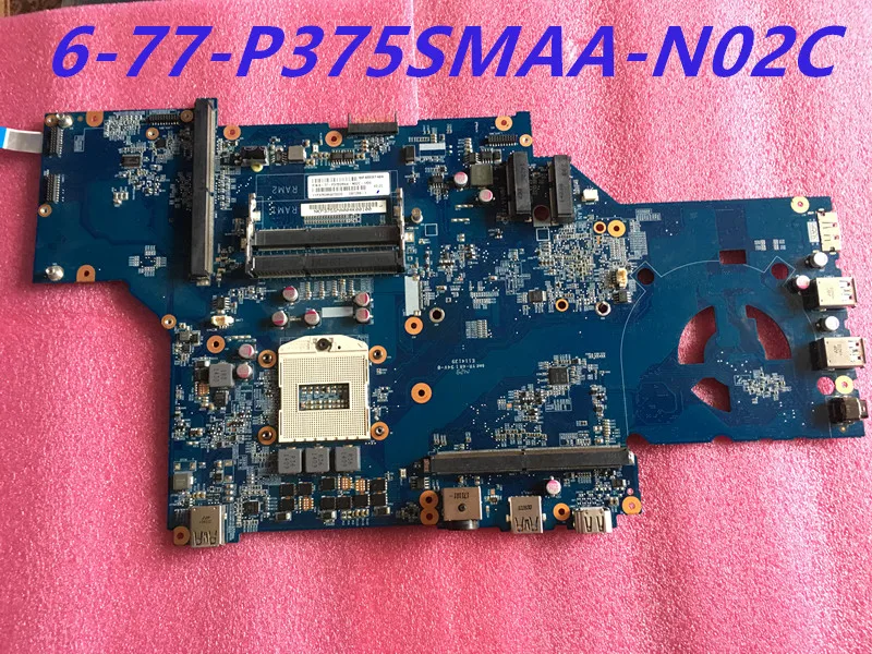 Материнская плата для ноутбука CLEVO P370SM 6 71 P37A0 D02C 77 P375SMAA N02C 100% проб.
