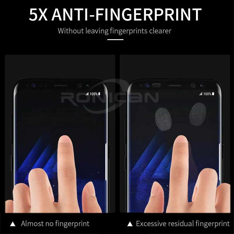 Закаленное 9D стекло для экрана Samsung Galaxy Note 8 9 S9 S8 Plus S7 Edge A6 A8 2018 защита с полным