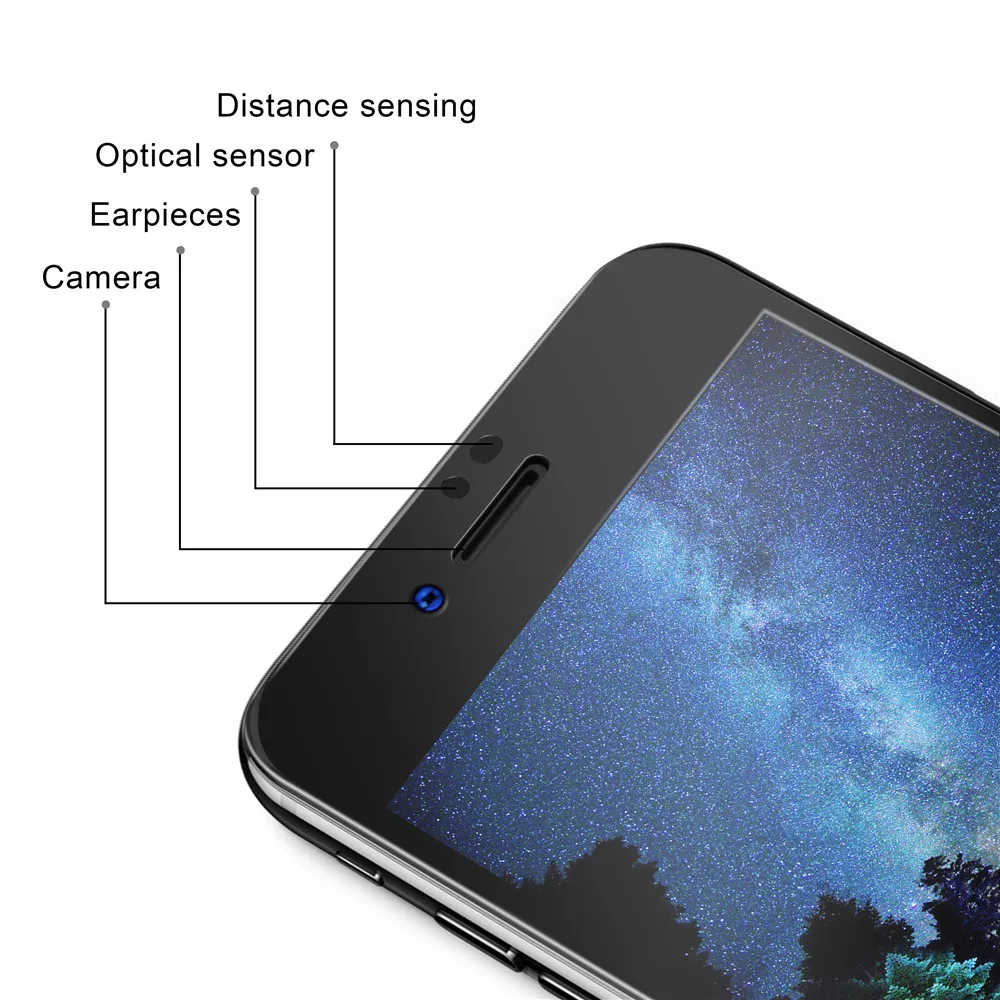 SZYSGSD 9 H твердость матовое закаленное стекло для iPhone X Премиум против царапин 6 S 8 Plus