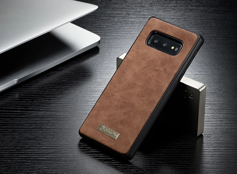 Чехол из натуральной кожи для samsung Galaxy S10 S9 S8 Plus S10E Note 9 8 10 Note10+ Чехол Съемный Магнитный кошелек чехол для телефона