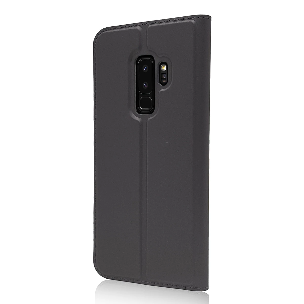 Кожаный флип чехол для samsung Galaxy S9 Plus кронштейн Drop доказательство клатч плюс